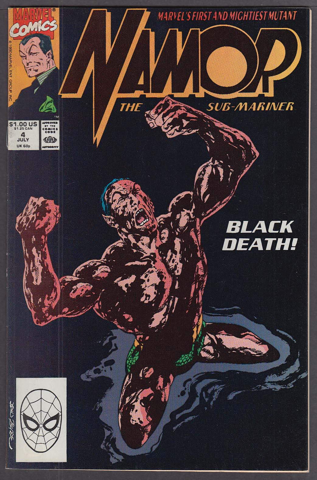 Image for NAMOR the Sub-Mariner #4 Marvel comic book 7/1990