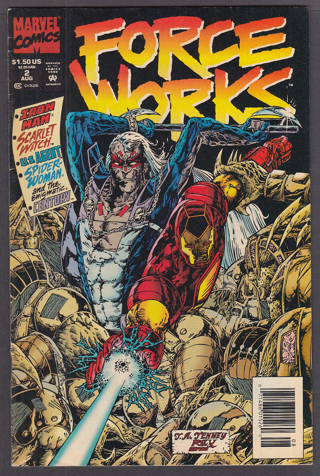 Image for FORCE WORKS #2 Marvel comic book 8/1994 Iron Man