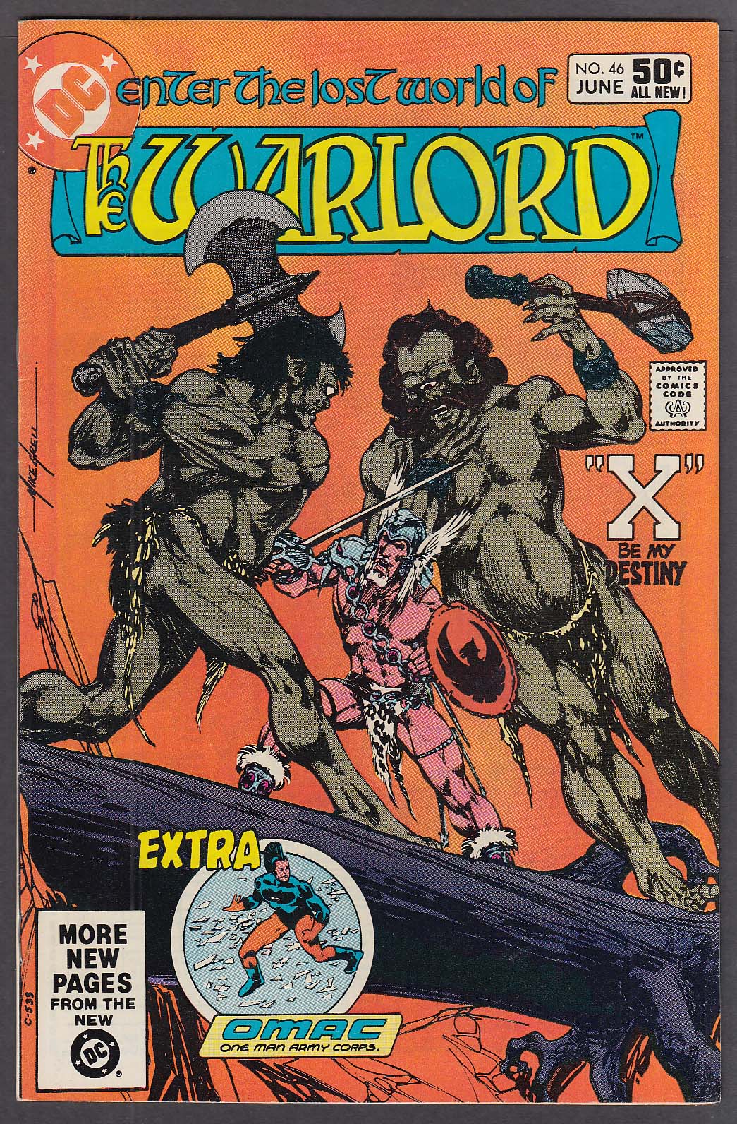 Image for WARLORD #46 DC comic book 6 1981