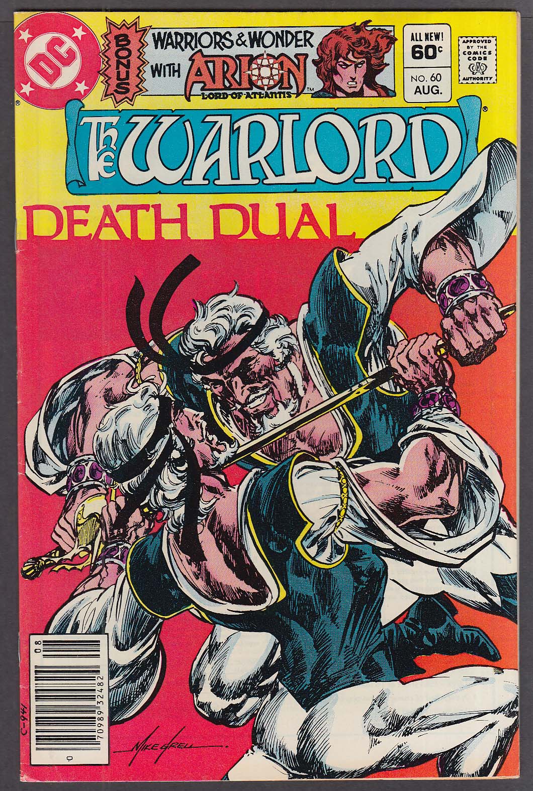 Image for WARLORD #60 DC comic book 8 1982