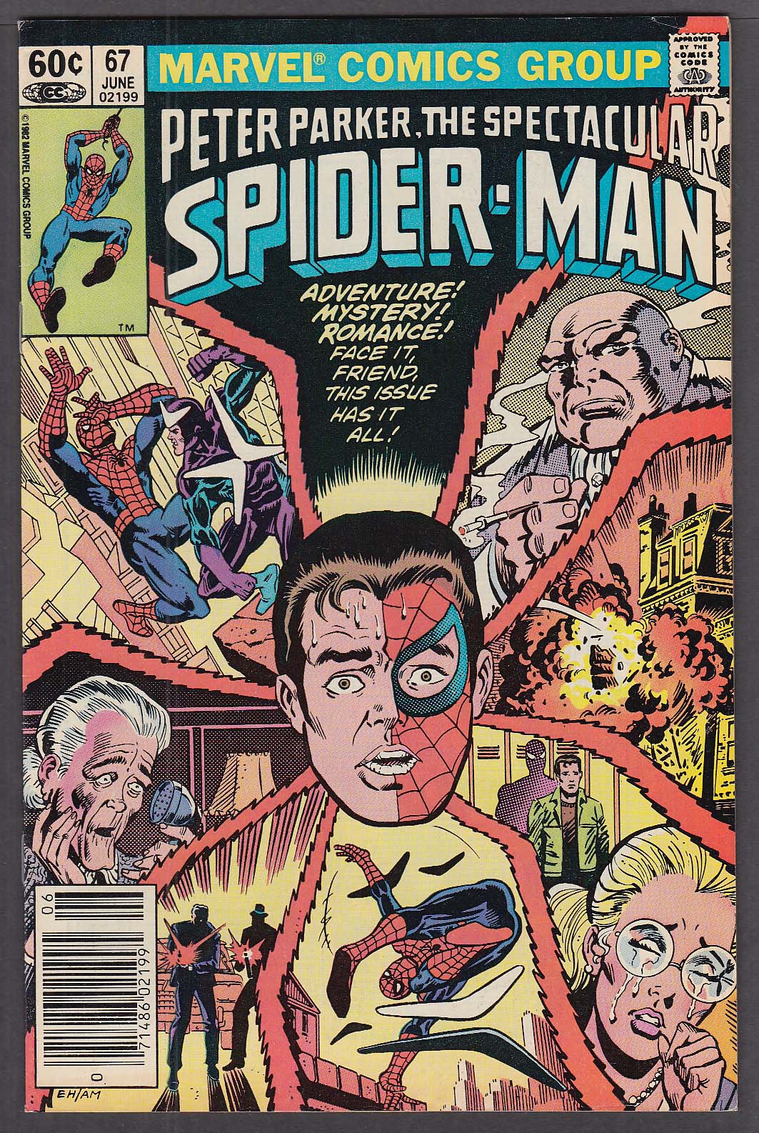 Image for PETER PARKER SPECTACULAR SPIDER-MAN #67 Marvel comic book 6 1982