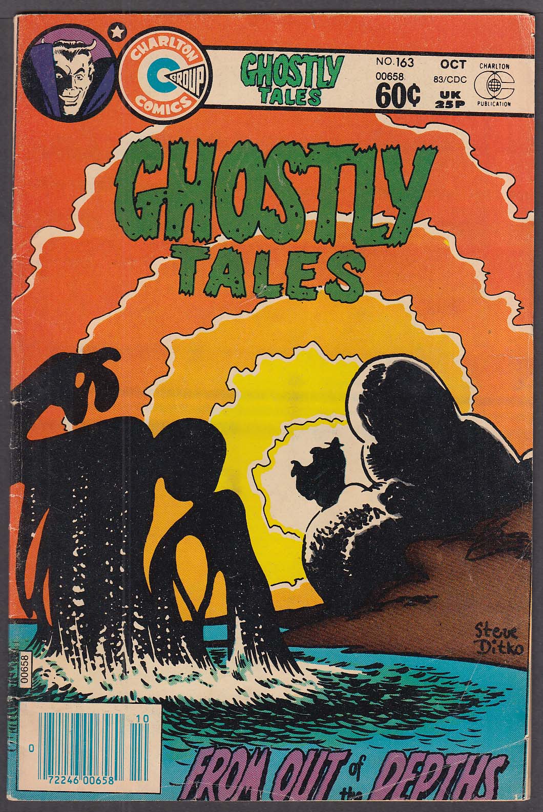 Image for GHOSTLY TALES #163 Charlton comic book 10/1983