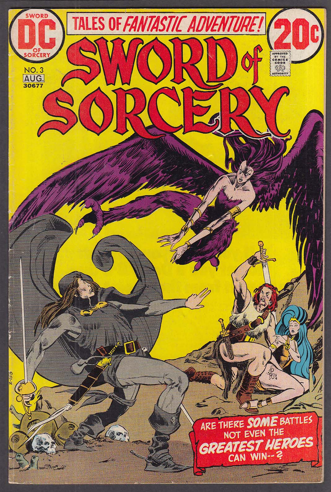 Image for SWORD of SORCERY #3 DC comic book 7-8/1973