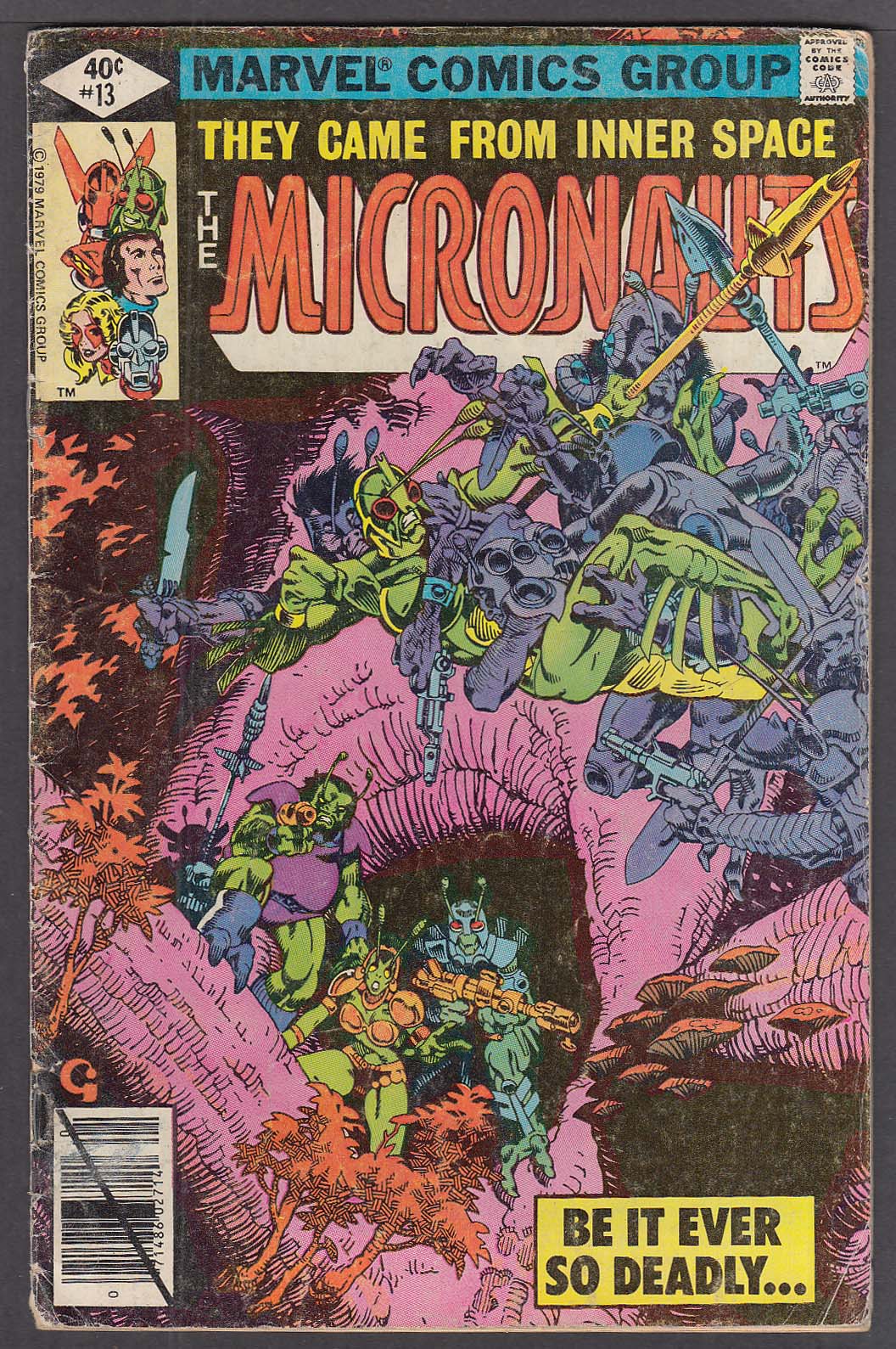Image for MICRONAUTS #13 Marvel comic book 1/1980