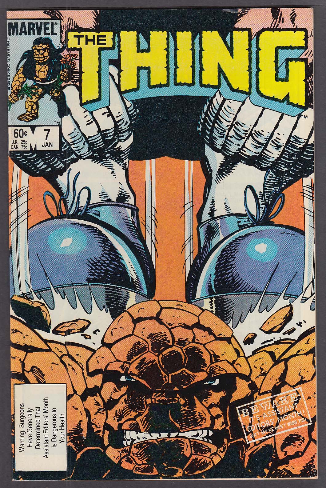 Image for The THING #7 Marvel comic book 1/1984