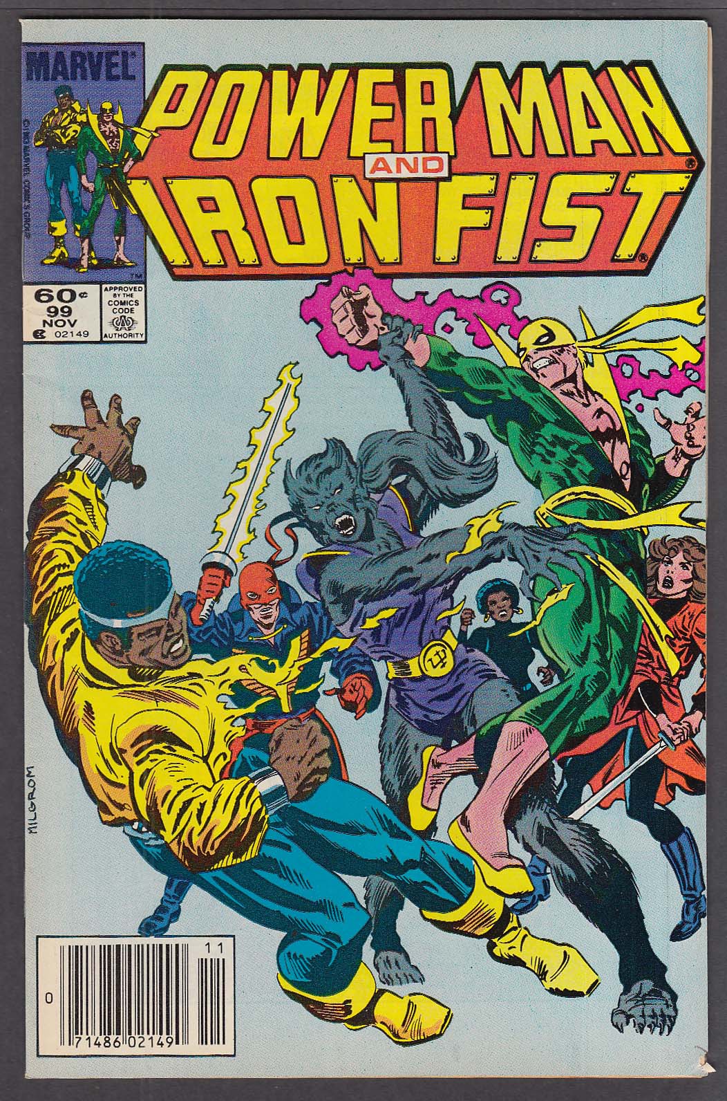 Image for POWER MAN & IRON FIST #99 Marvel comic book 11 1983