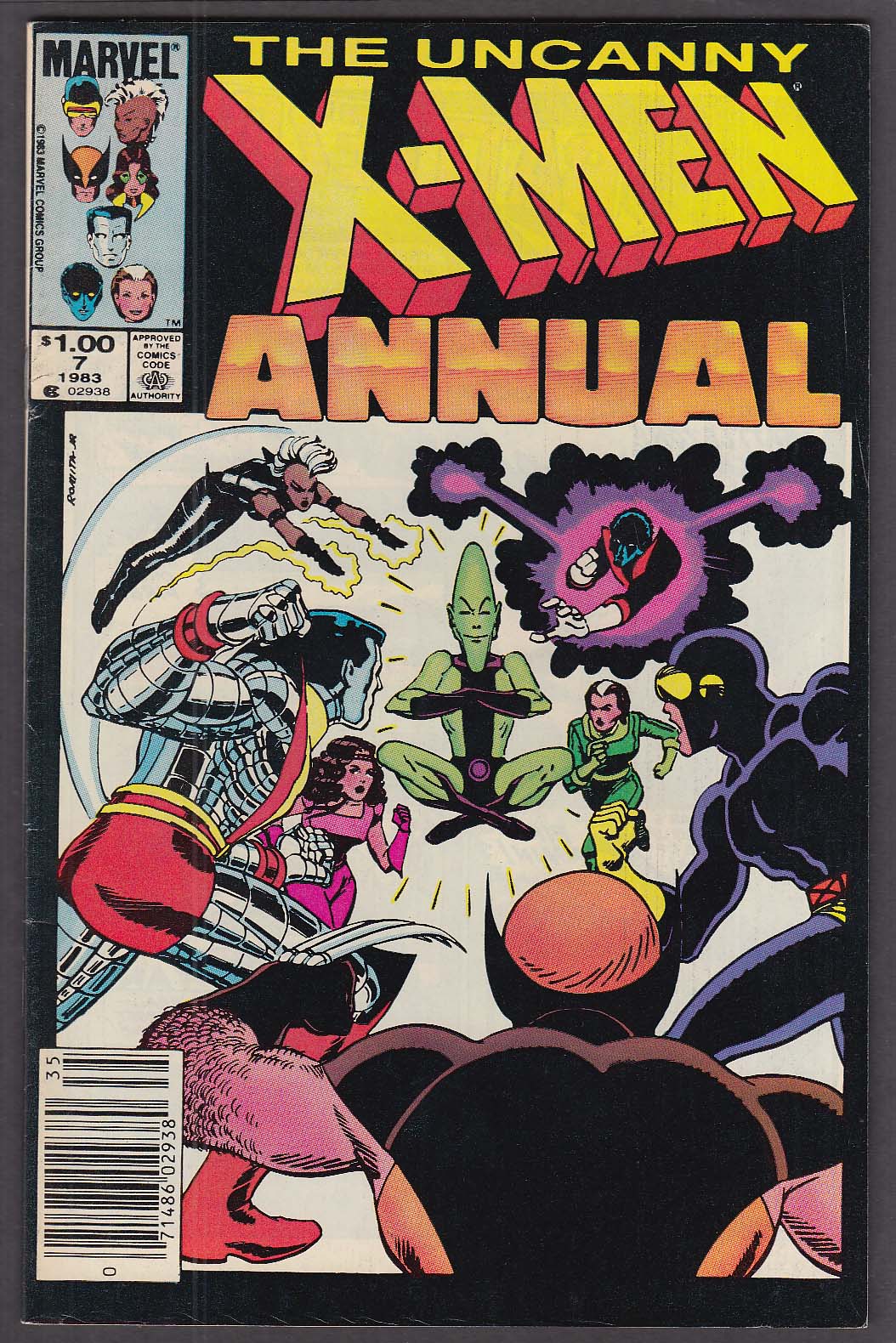 Image for UNCANNY X-MEN Annual #7 Marvel comic book 1983