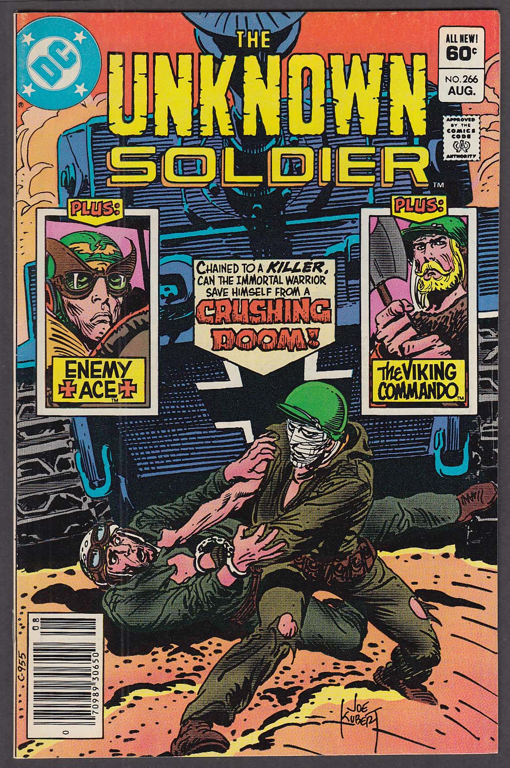 Image for UNKNOWN SOLDIER #266 DC comic book 8/1982