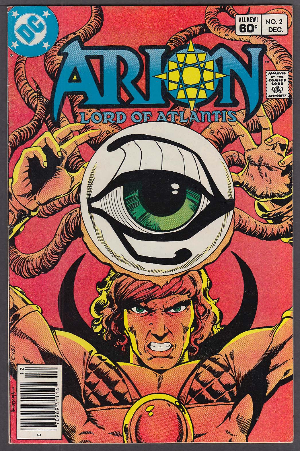 Image for ARION Lord of Atlantis #2 DC comic book 12/1982