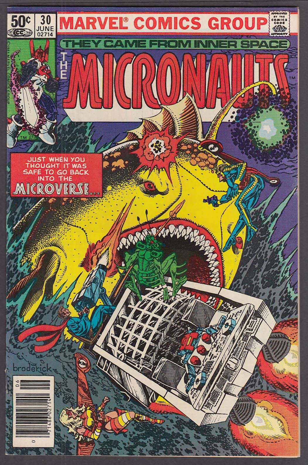 Image for MICRONAUTS #30 Marvel comic book 6/1981