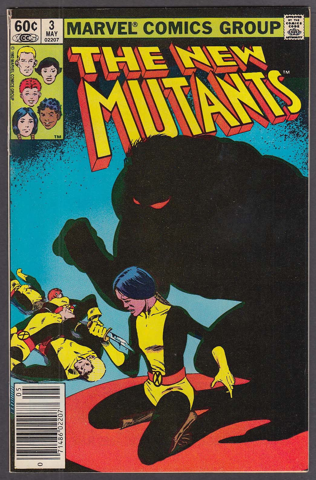 Image for The NEW MUTANTS #3 Marvel comic book 5 1983