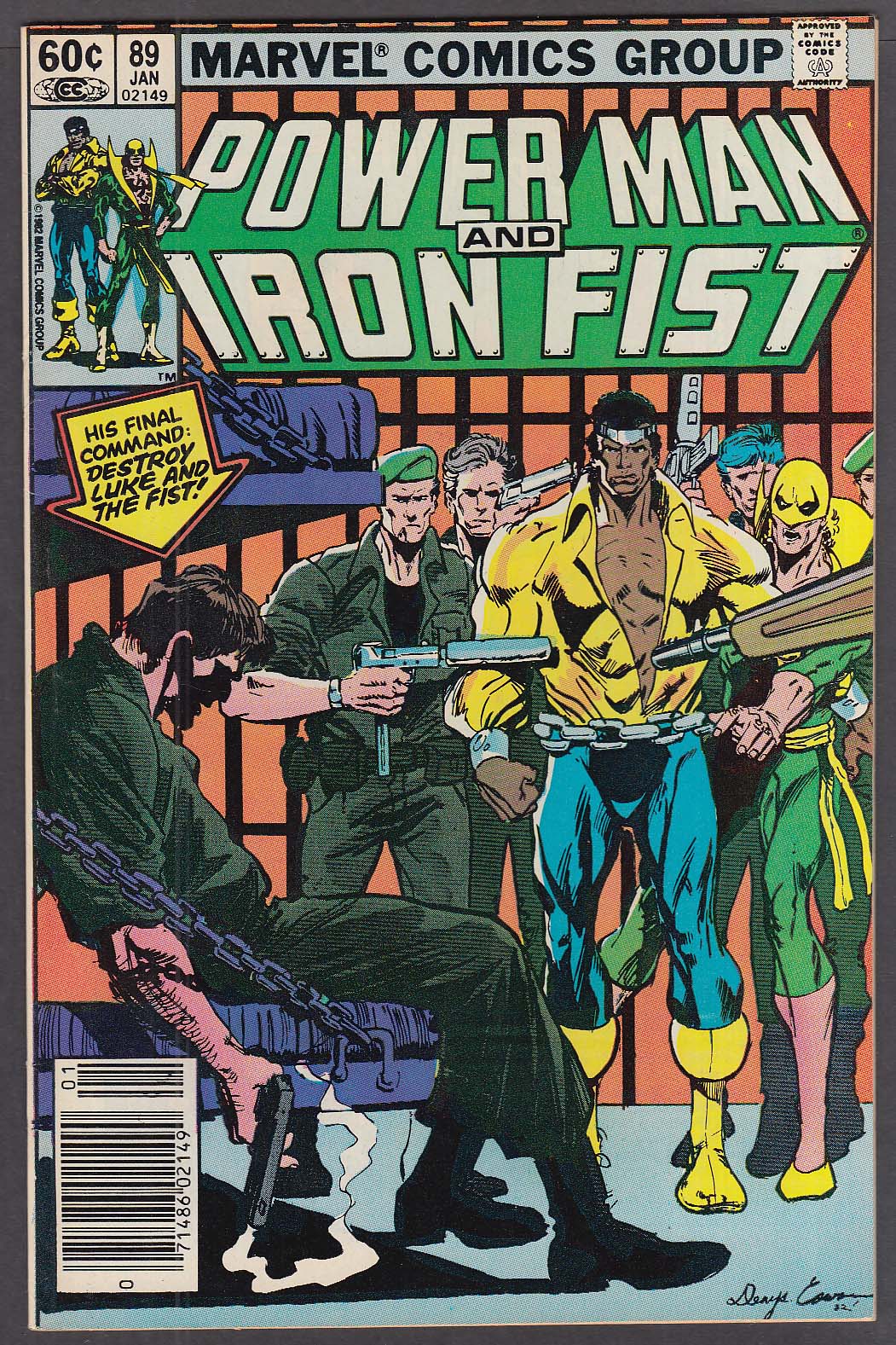 Image for POWER MAN & IRON FIST #89 Marvel comic book 1 1983