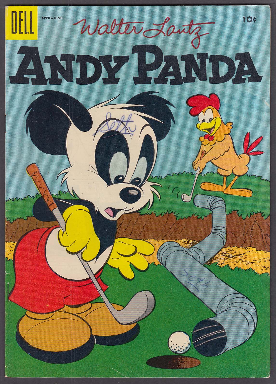 Image for Walter Lantz ANDY PANDA #30 Dell comic book 4-5/1955