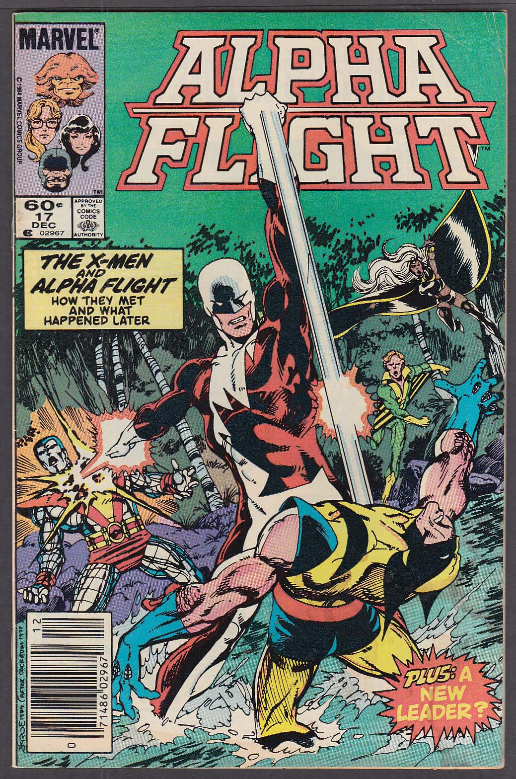 Image for ALPHA FLIGHT #17 Marvel comic book 12/1984