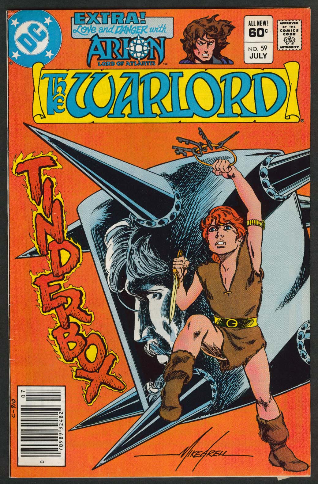 Image for WARLORD #59 DC comic book 7 1982