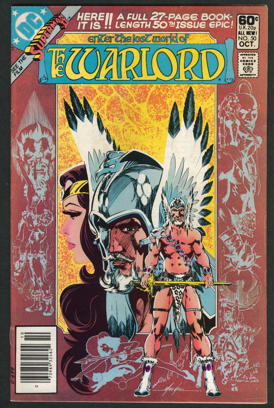 Image for WARLORD #50 DC comic book 10 1981