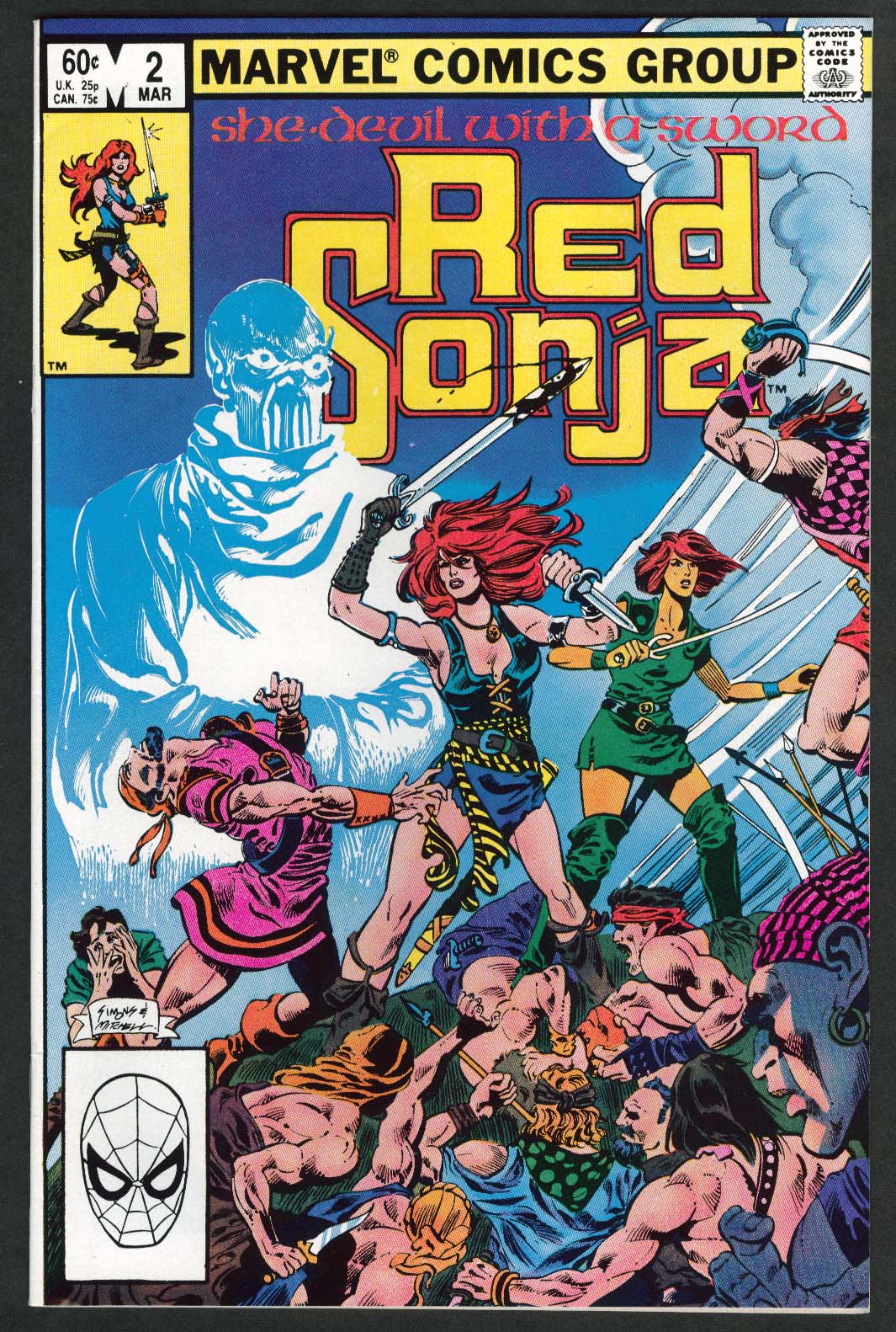 Image for RED SONJA #2 Marvel comic book 3 1983