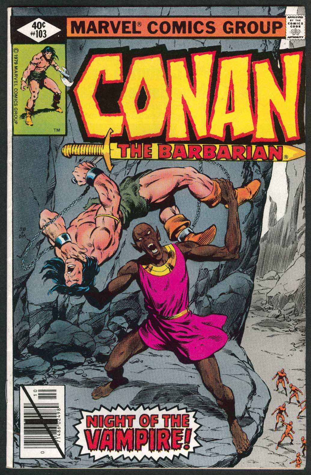 Image for CONAN the BARBARIAN #103 Marvel comic book 1979