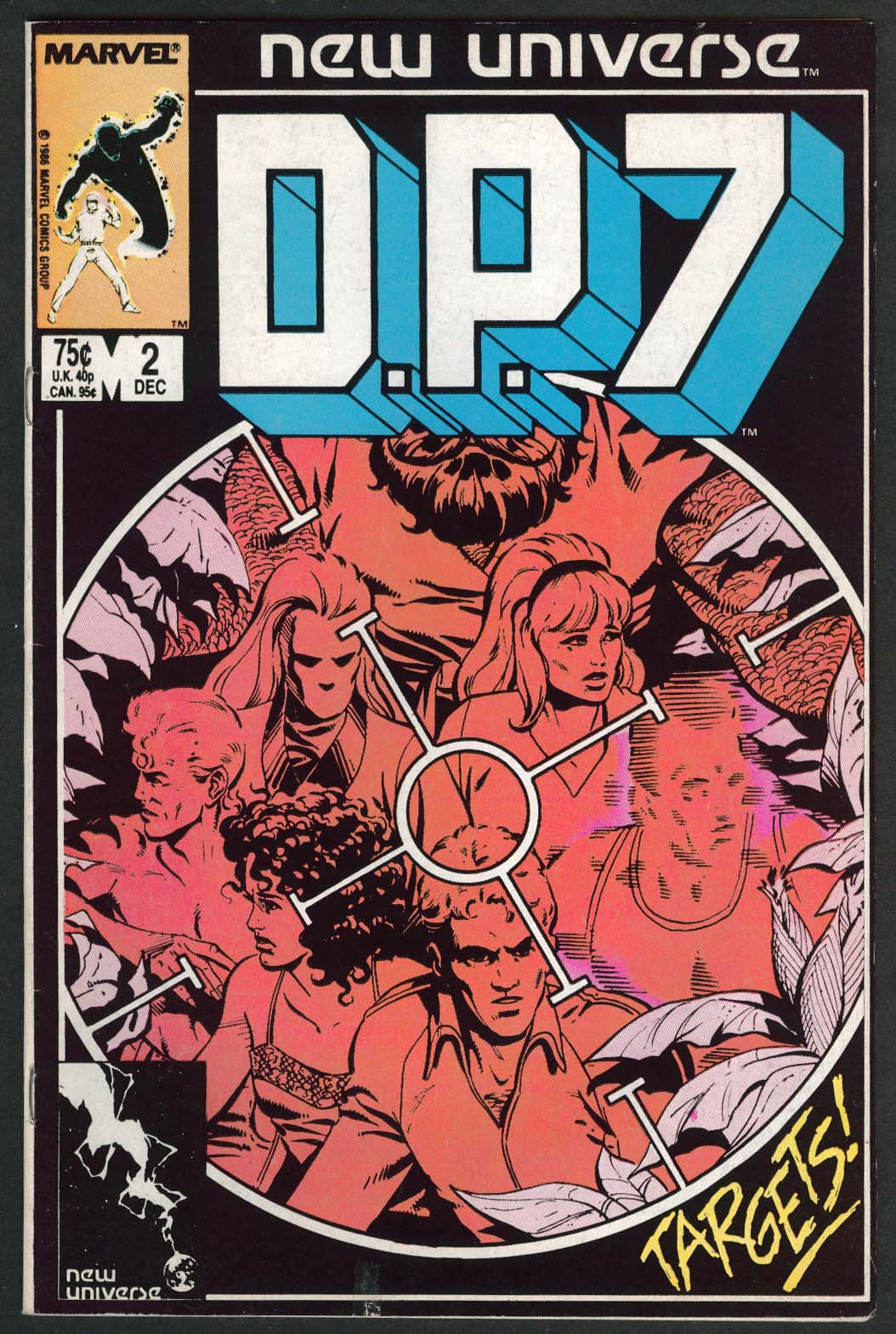 Image for DP7 #2 Marvel New Universe comic book 12 1986