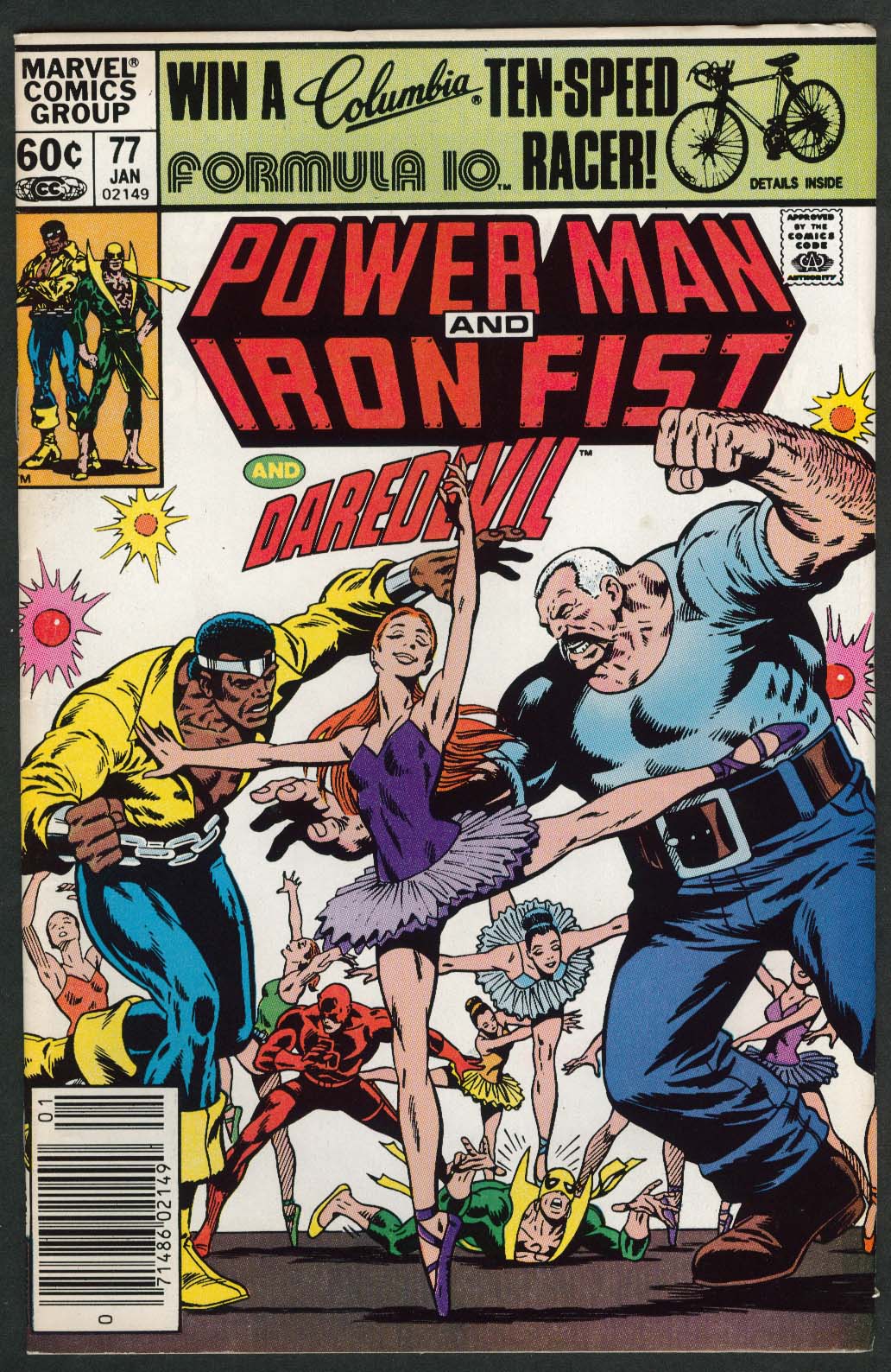 Image for POWER MAN & IRON FIST #77 Marvel Comic Book 1 1982