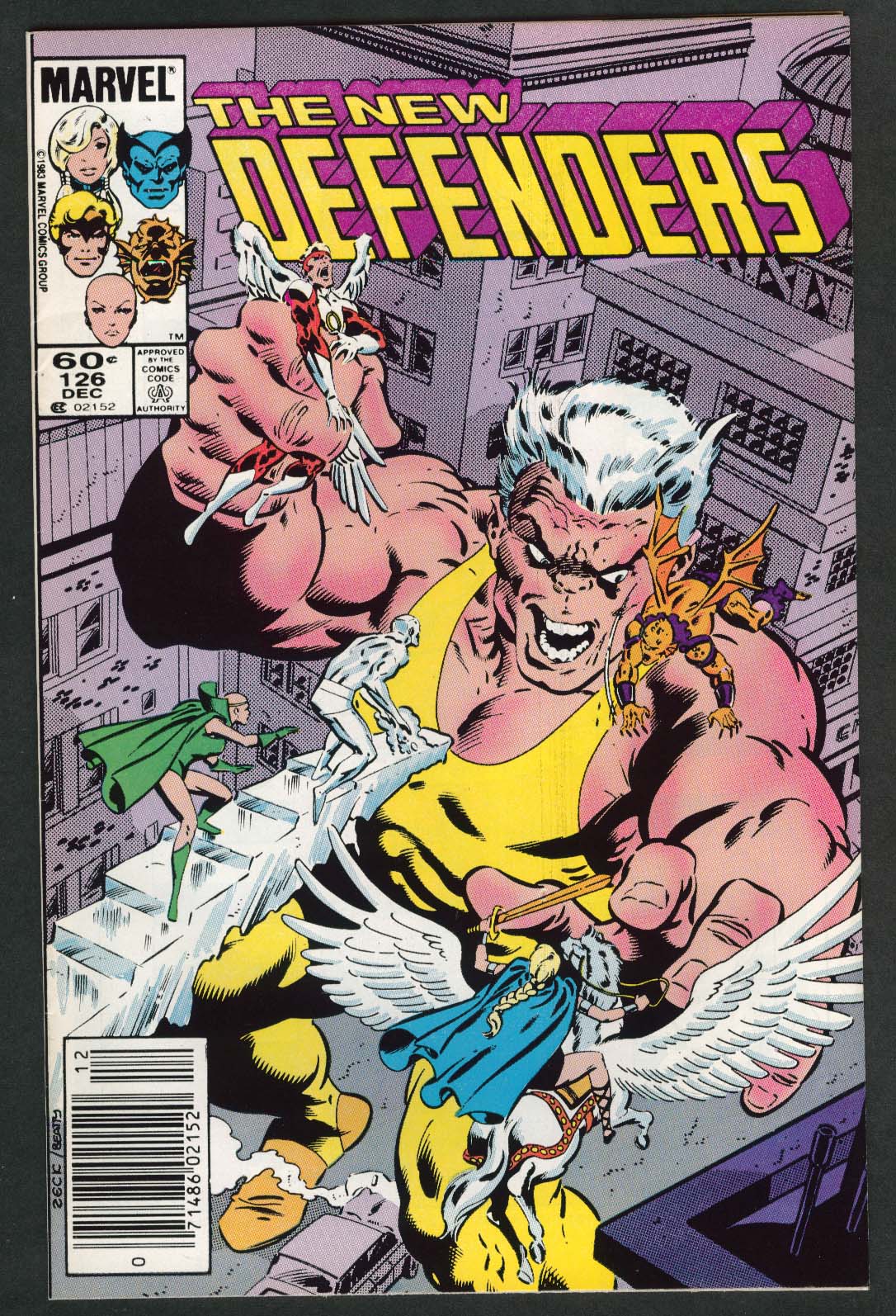 Image for The NEW DEFENDERS #126 Marvel comic book 12 1983