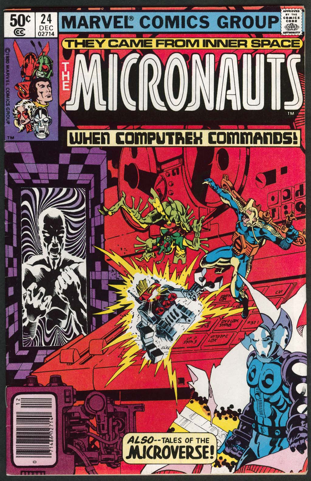 Image for MICRONAUTS #24 Marvel comic book 12 1980