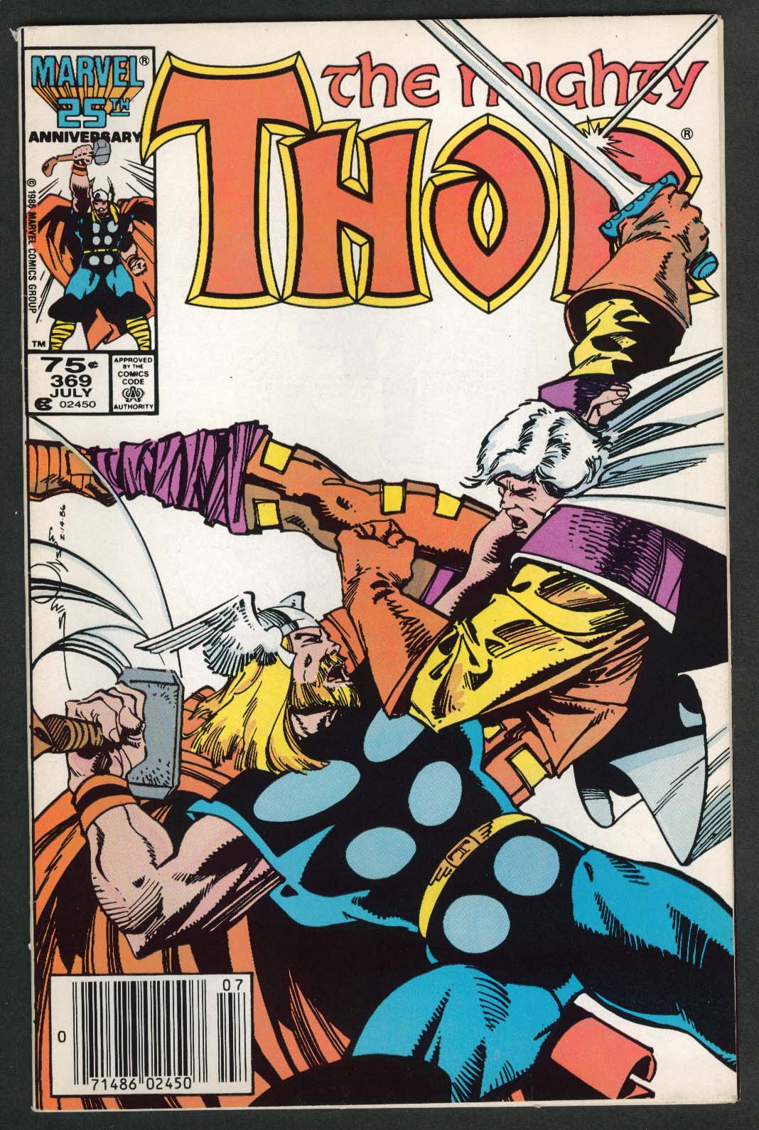 Image for MIGHTY THOR #369 Marvel comic book 7 1986