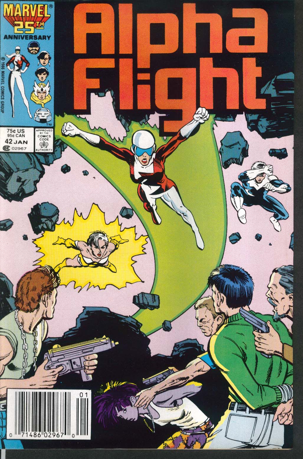 Image for ALPHA FLIGHT #42 Marvel comic book 1 1987