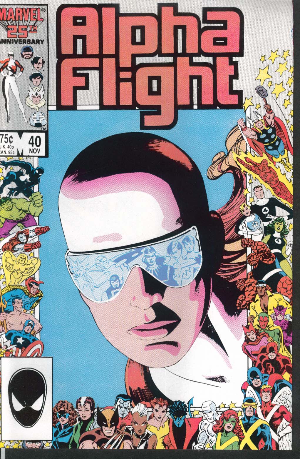 Image for ALPHA FLIGHT #40 Marvel comic book 11 1986