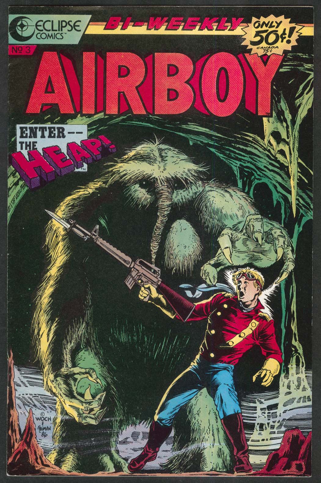 Image for AIRBOY #3 Eclipse comic book 8/12 1986