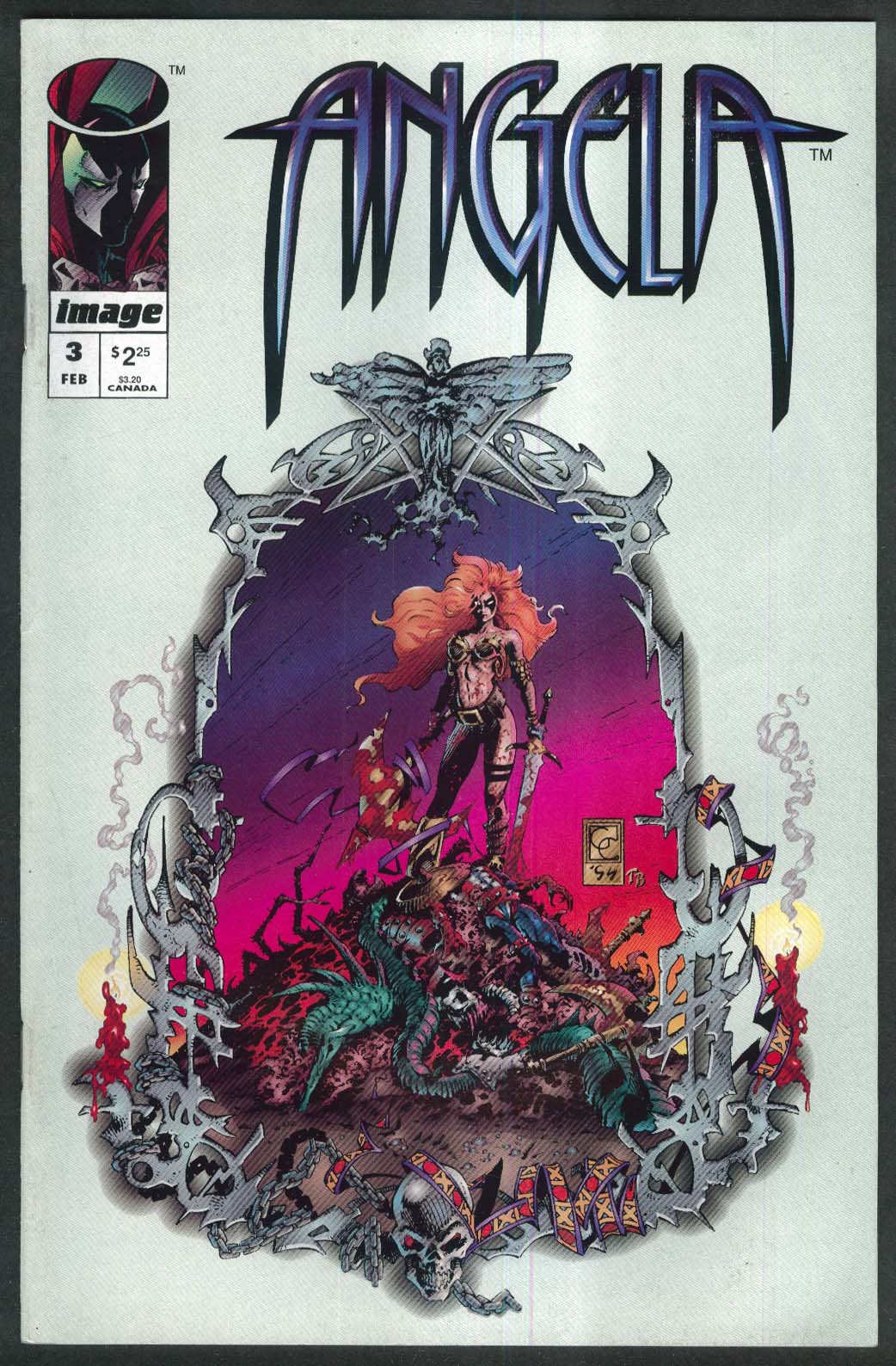 Image for ANGELA #3 Image comic book 2 1995 1st Printing