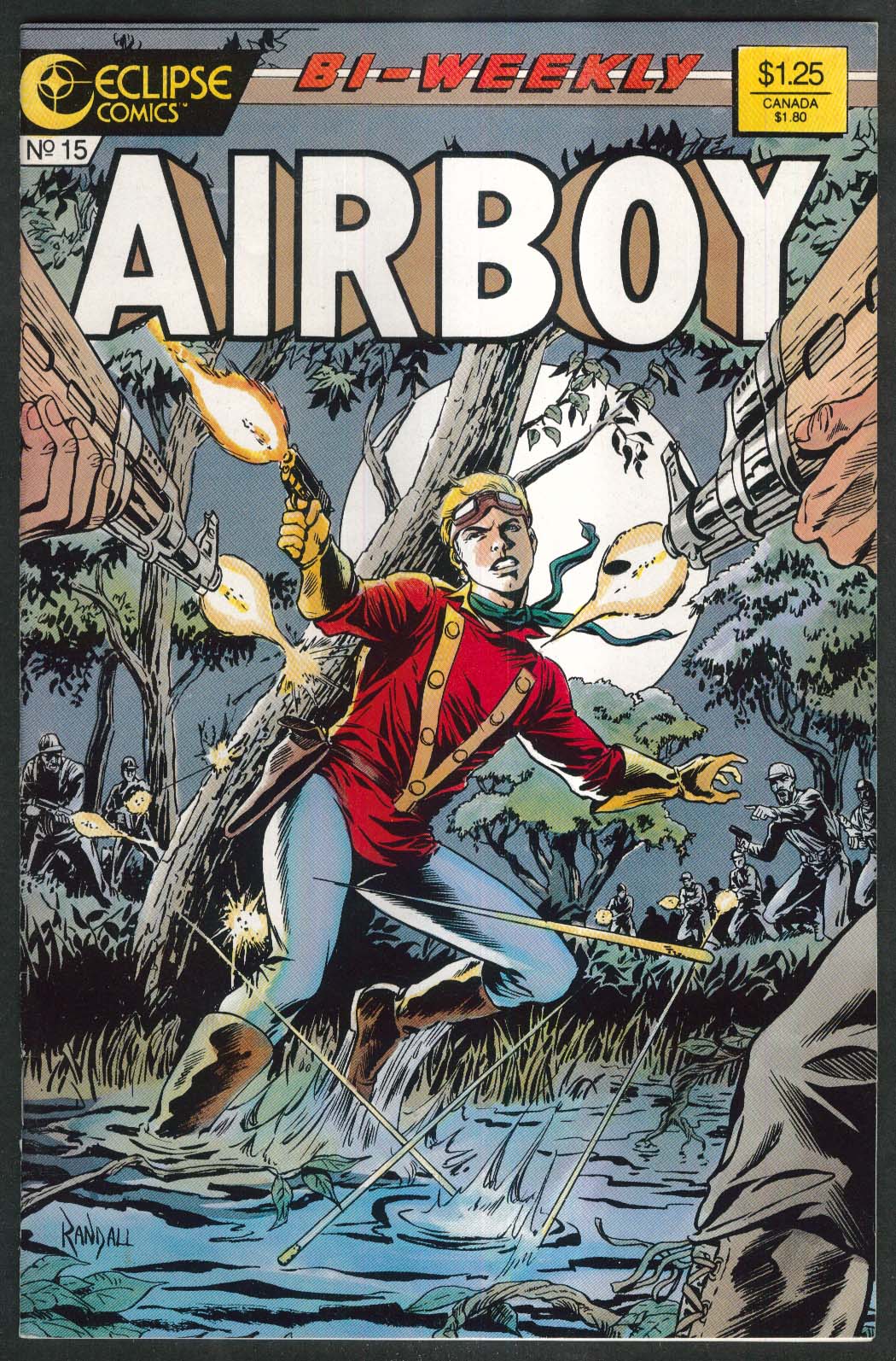 Image for AIRBOY #15 Eclipse comic book 2/10 1987