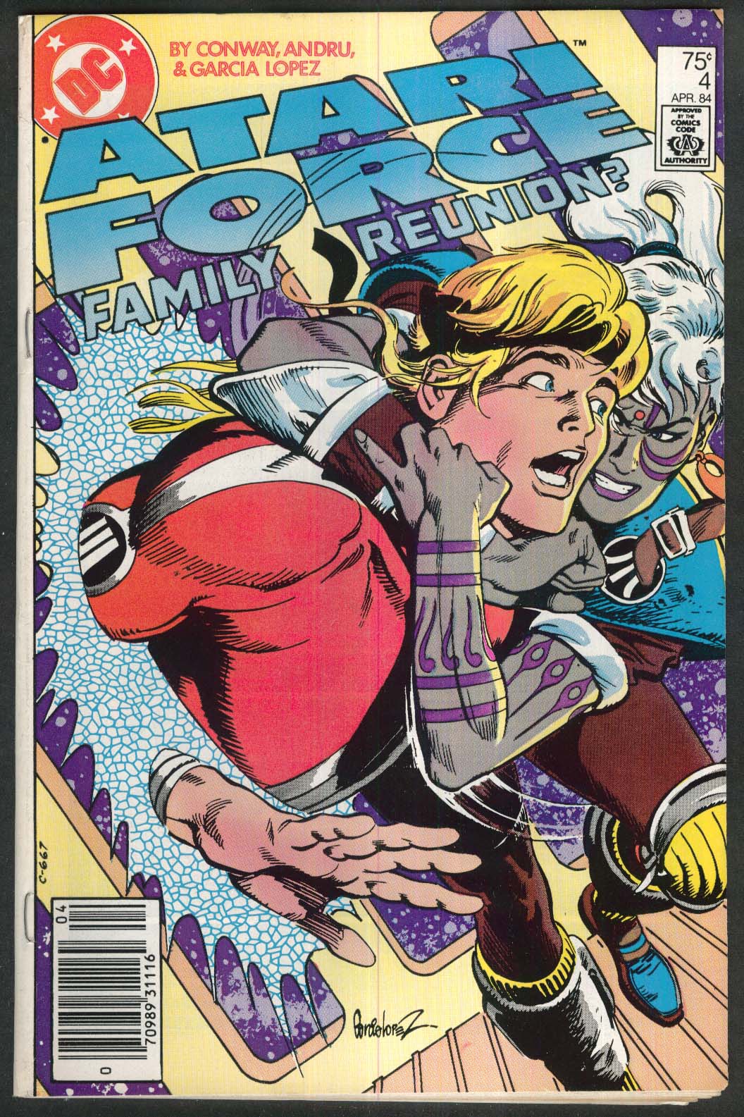 Image for ATARI FORCE #4 DC comic book 4 1984
