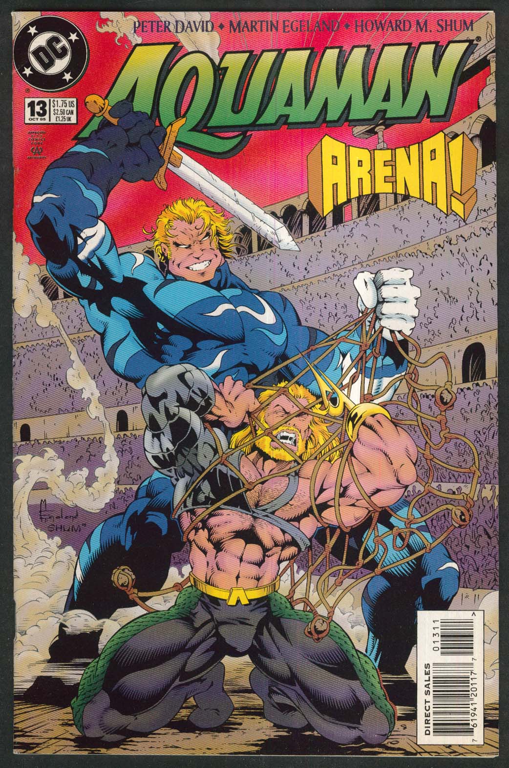 Image for AQUAMAN #13 DC comic book 10 1995