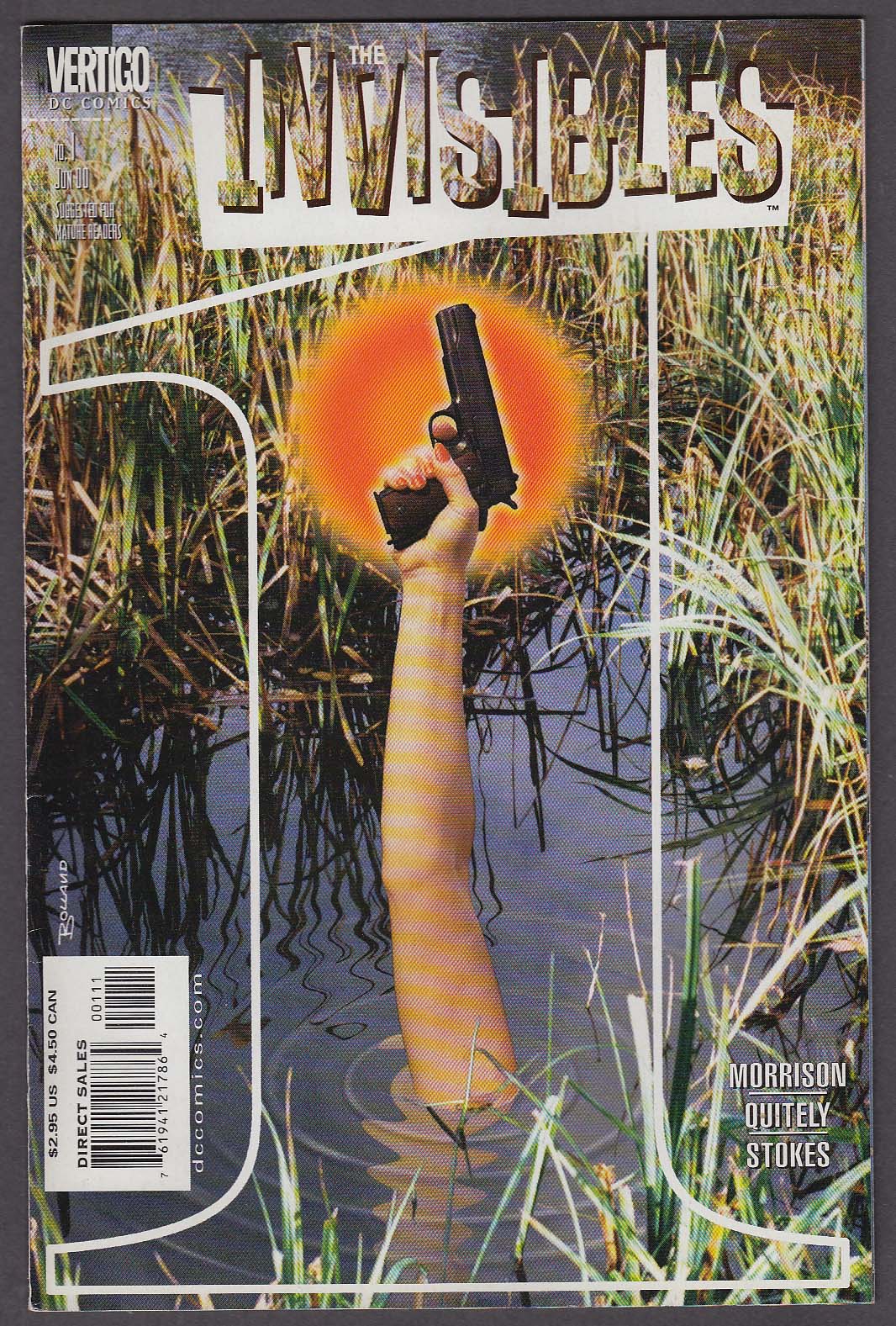 Image for The INVISIBLES #1 Vertigo comic book 6 2000