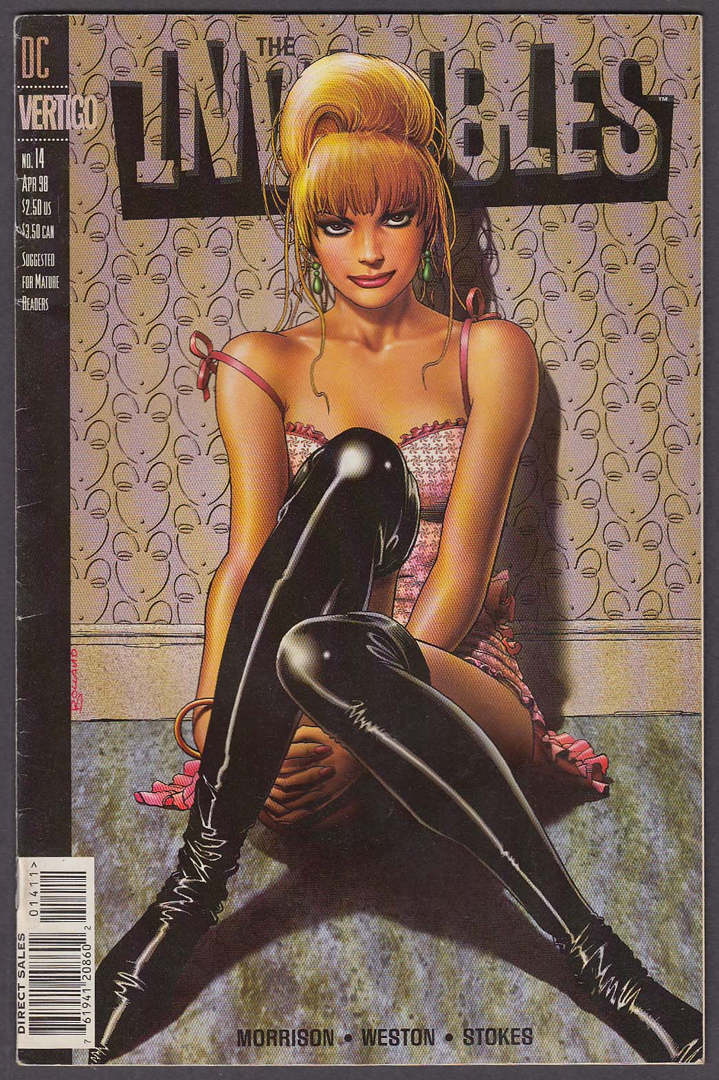 Image for The INVISIBLES #14 Vertigo comic book 4 1998