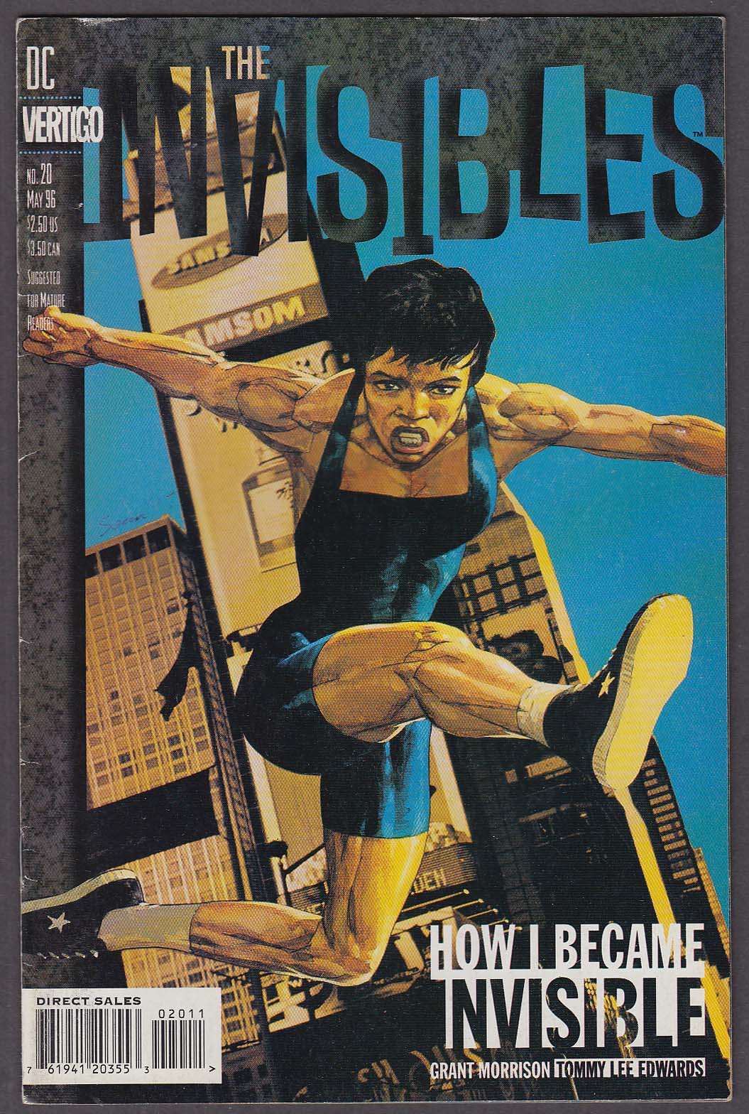 Image for The INVISIBLES #20 Vertigo comic book 5 1996