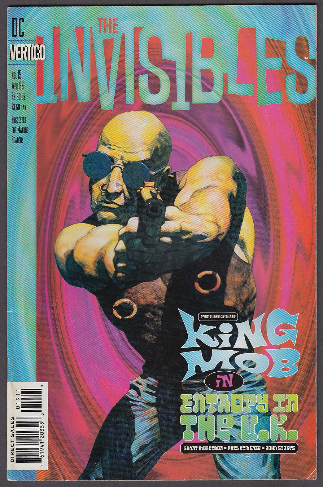 Image for The INVISIBLES #19 Vertigo comic book 4 1996