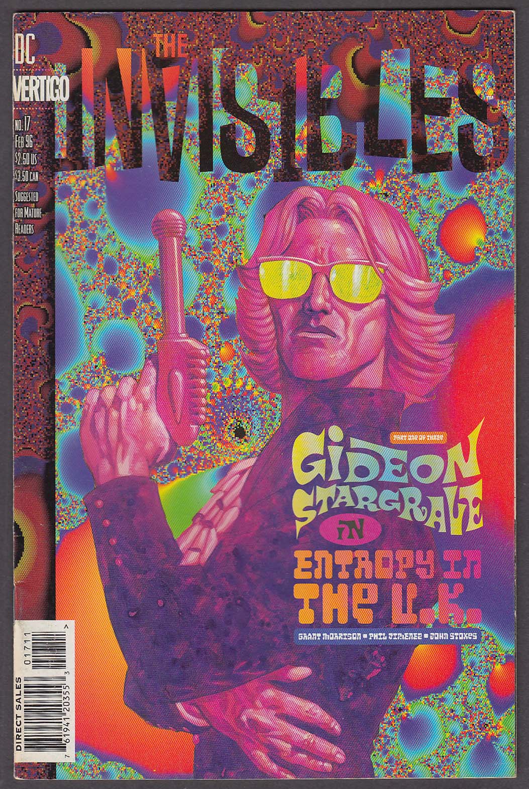 Image for The INVISIBLES #17 Vertigo comic book 2 1996