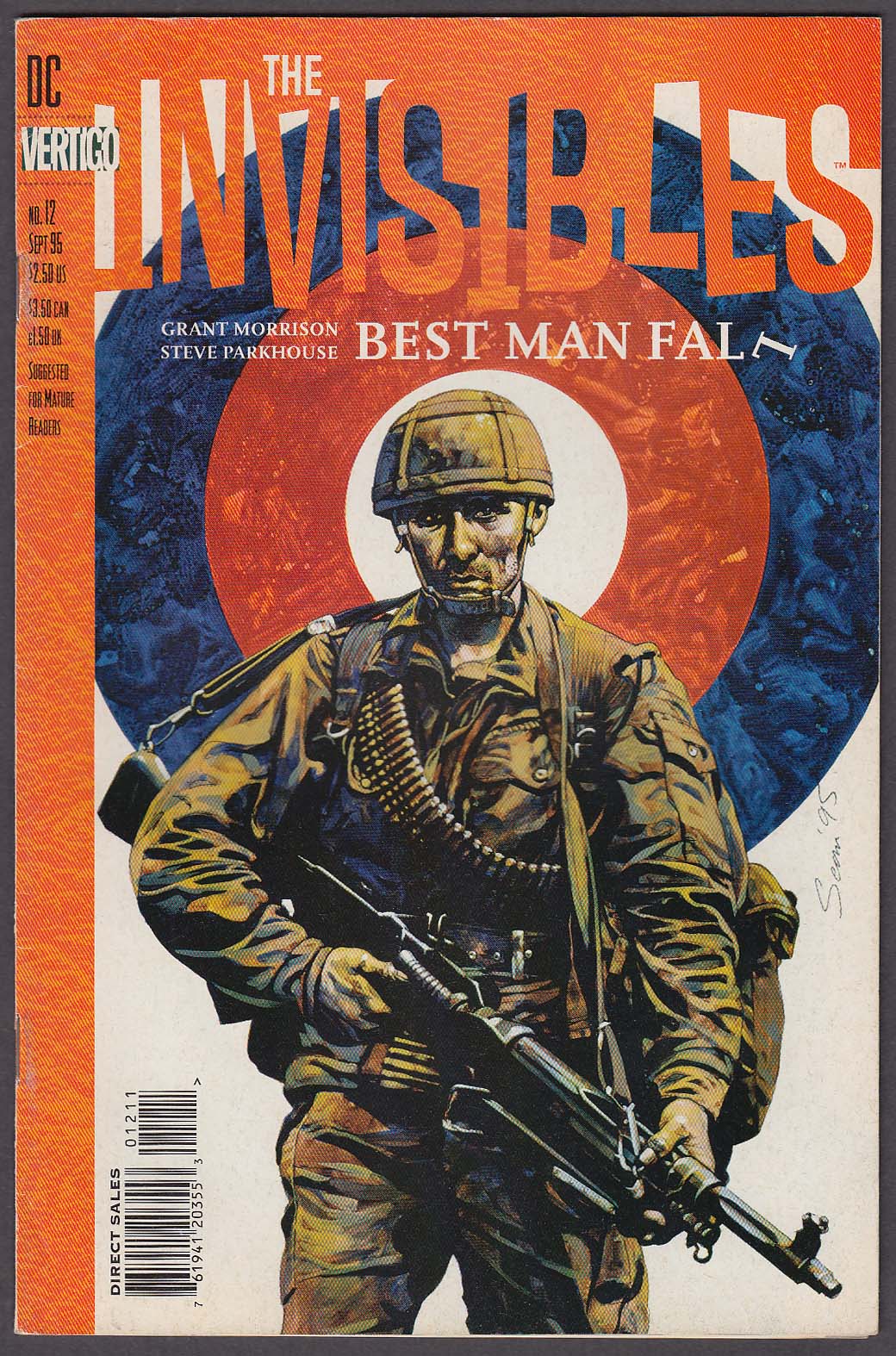 Image for The INVISIBLES #12 Vertigo comic book 9 1995