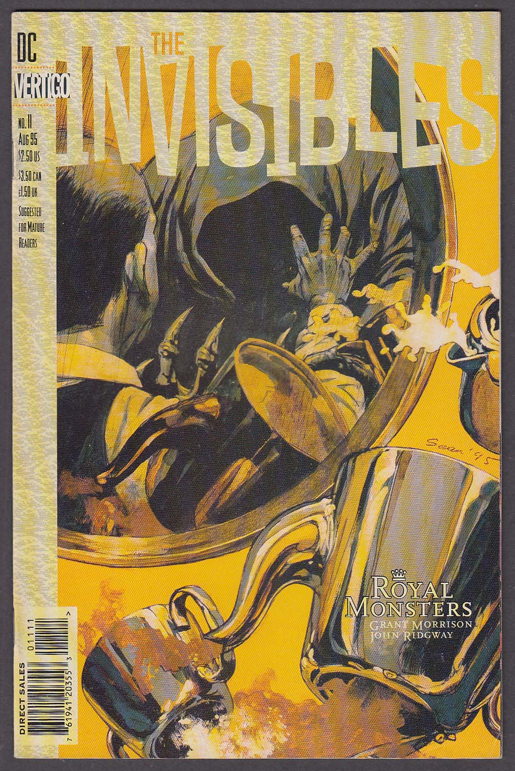 Image for The INVISIBLES #11 Vertigo comic book 8 1995