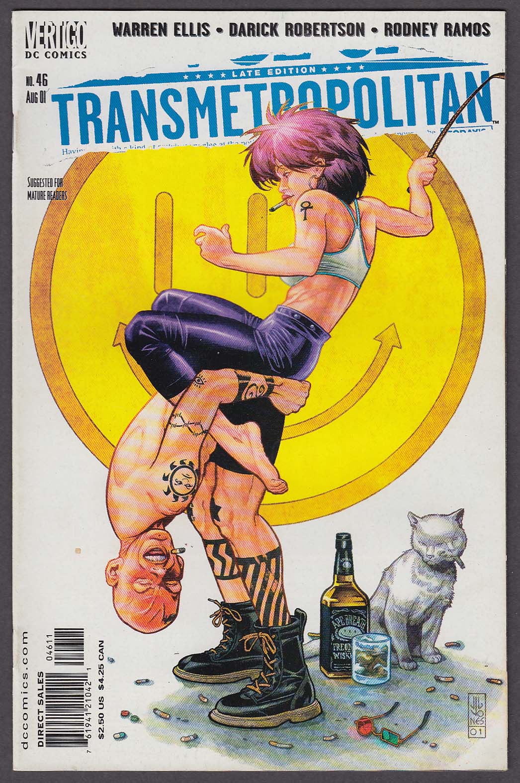 Image for TRANSMETROPOLITAN #46 Vertigo comic book 8 2001