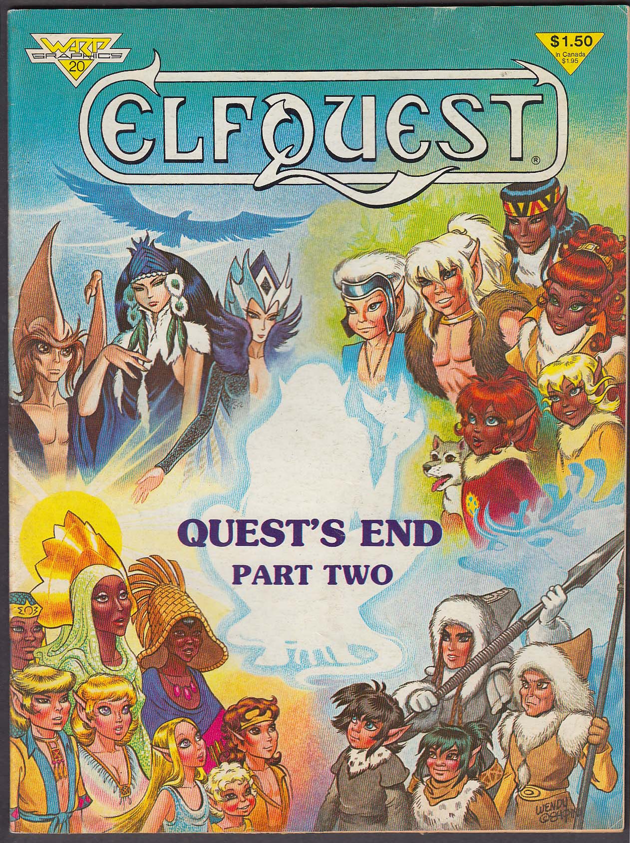 Image for ELFQUEST #20 Warp Graphics comic book 10 1984
