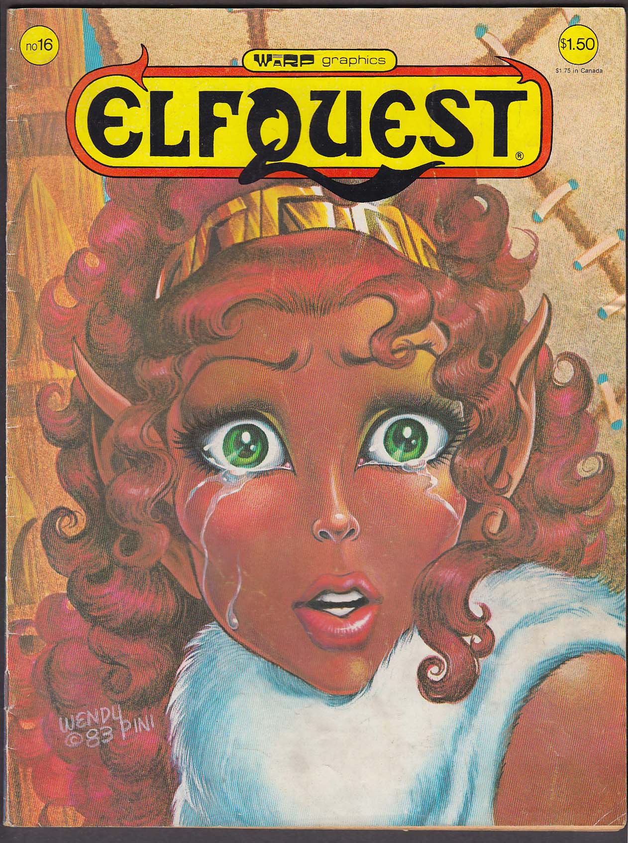 Image for ELFQUEST #16 Warp Graphics comic book 6 1983