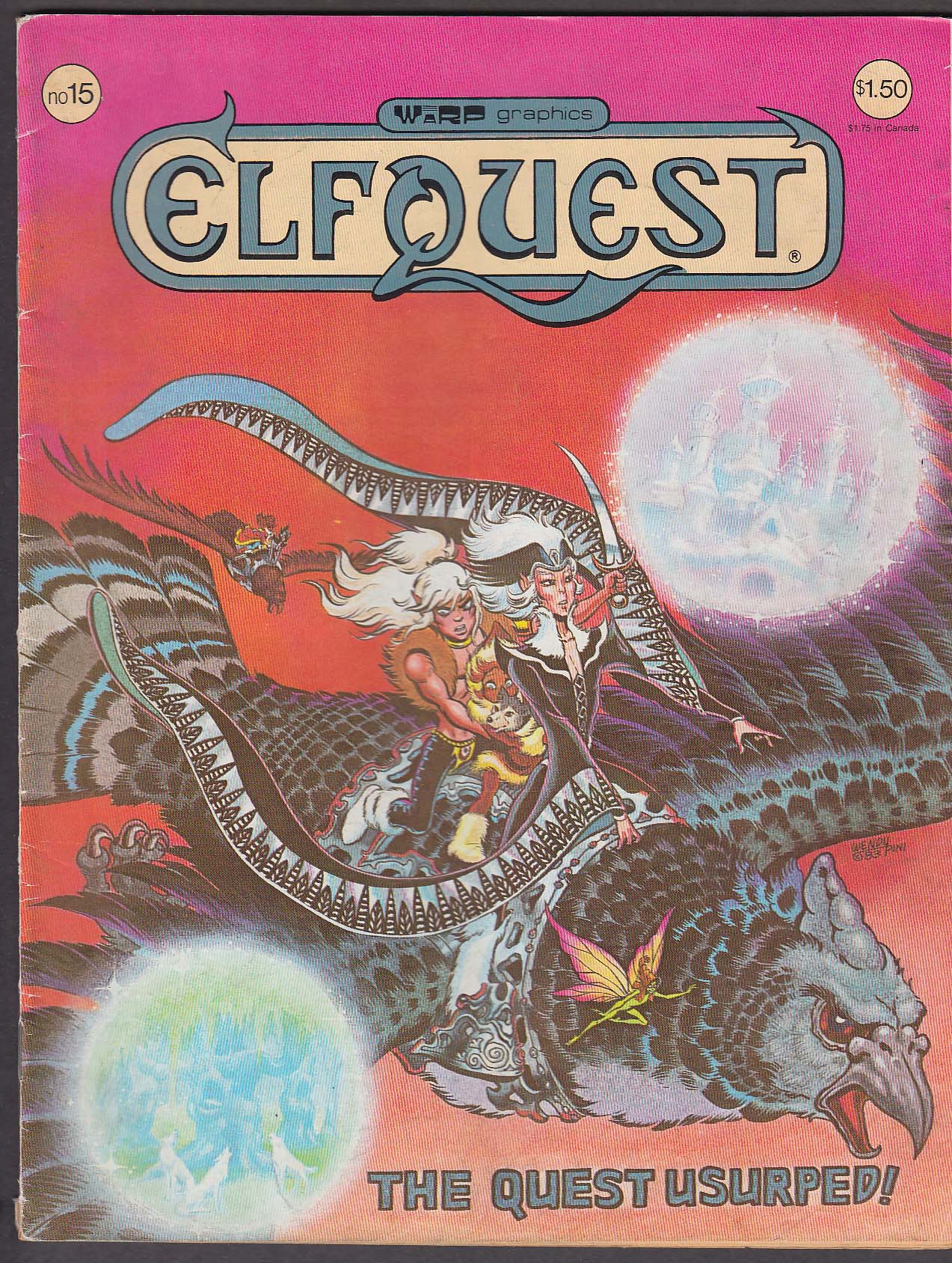 Image for ELFQUEST #15 Warp Graphics comic book 2 1983