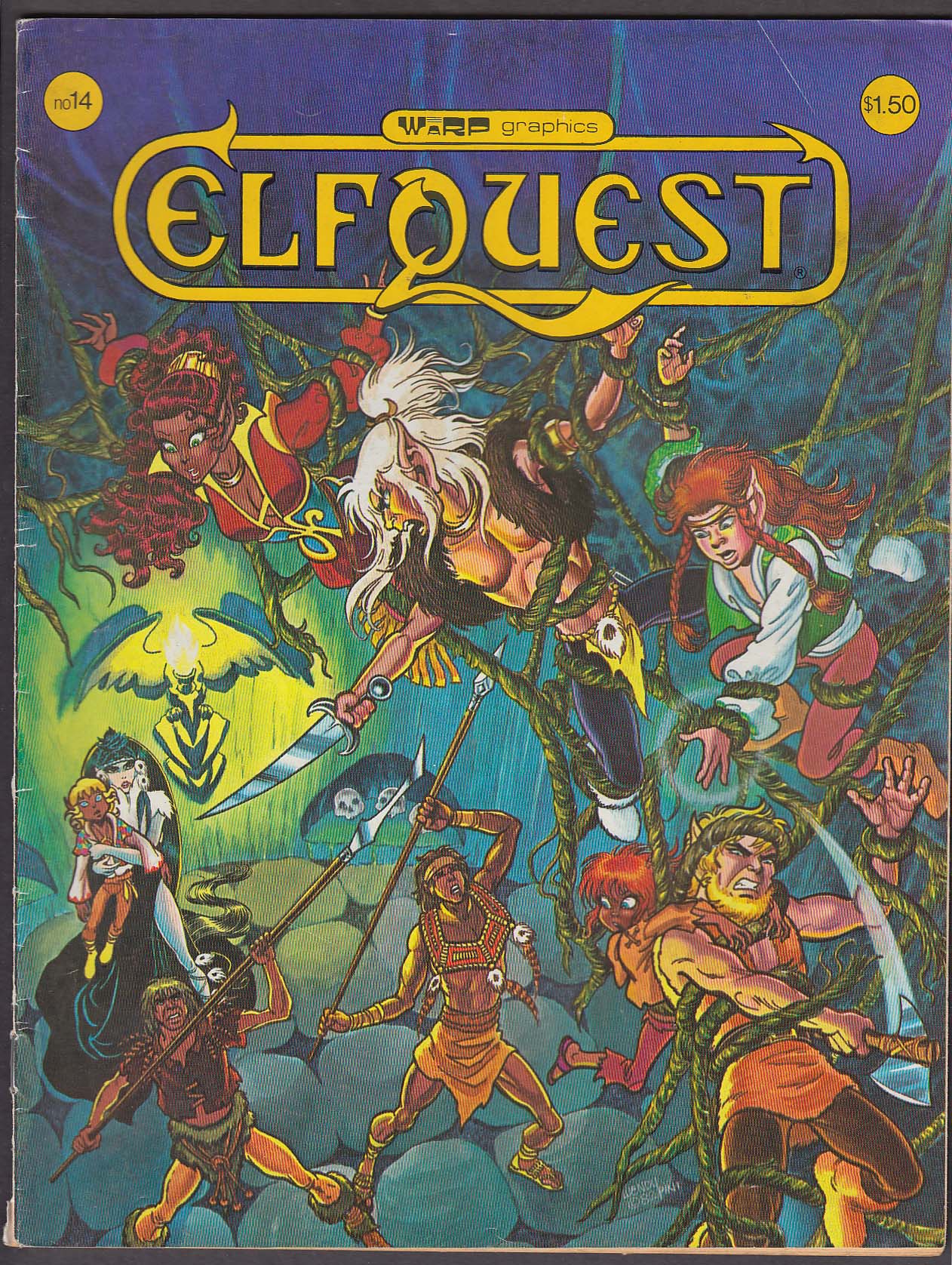Image for ELFQUEST #14 Warp Graphics comic book 10 1982