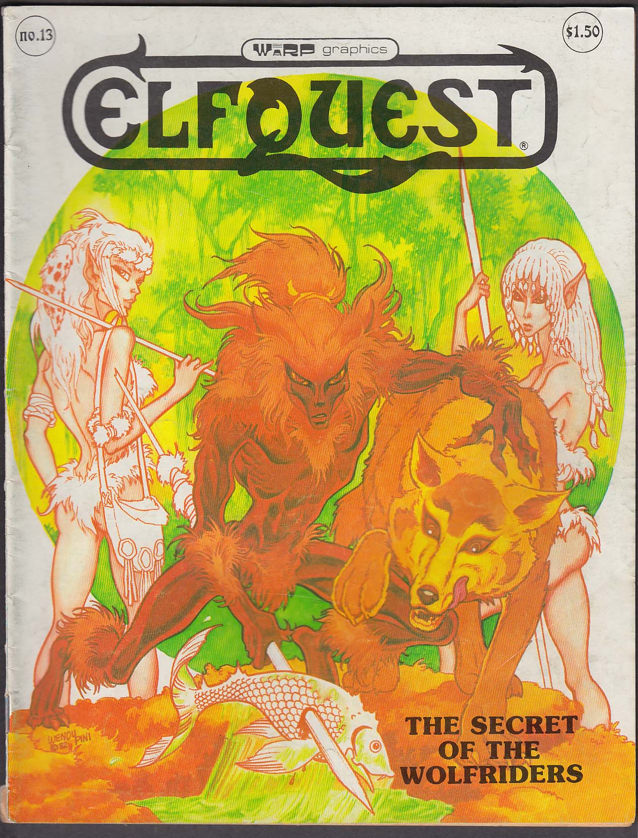 Image for ELFQUEST #13 Warp Graphics comic book 6 1982