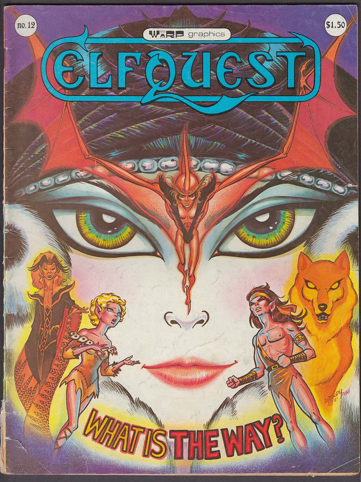 Image for ELFQUEST #12 Warp Graphics comic book 2 1982
