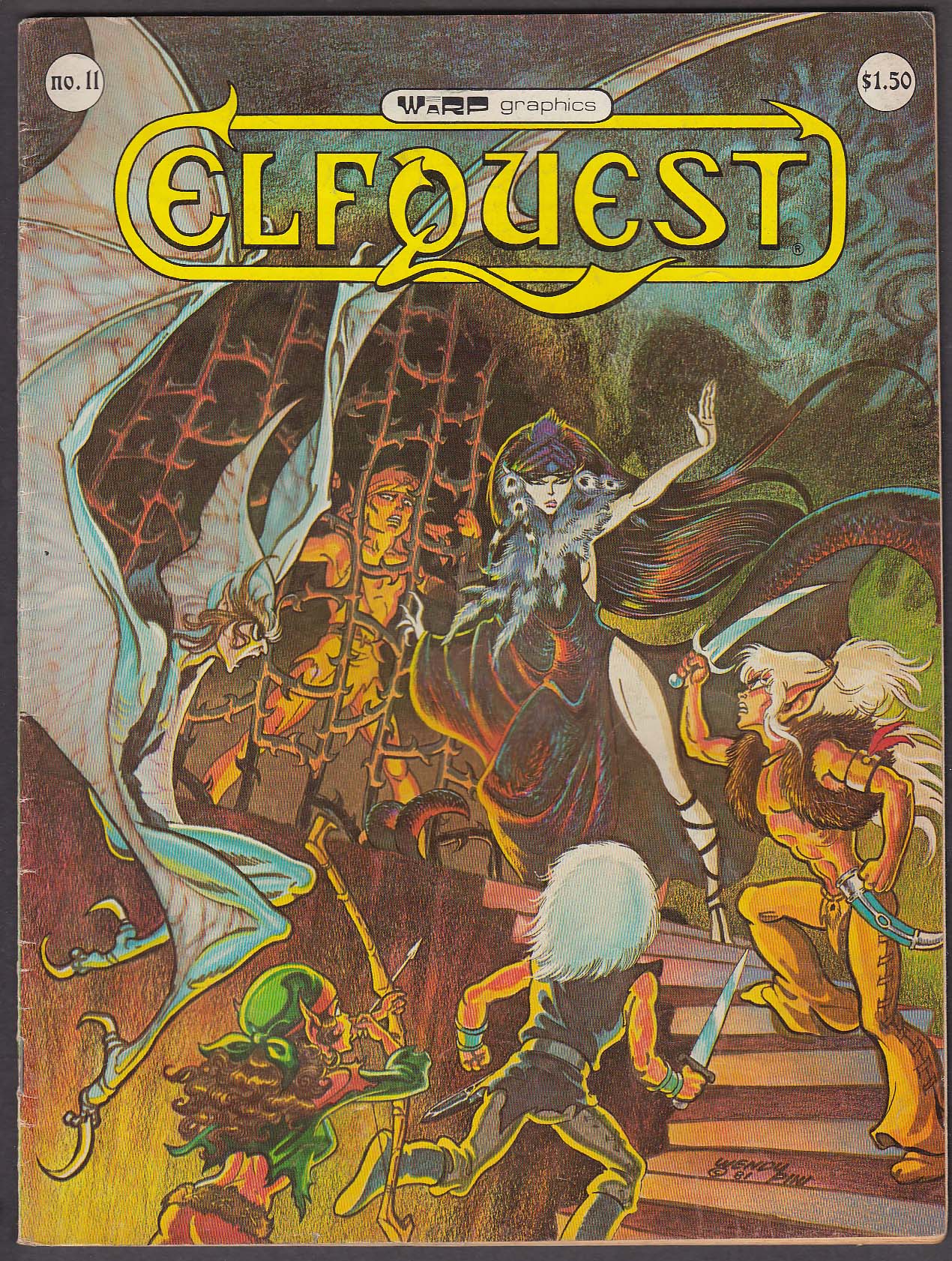 Image for ELFQUEST #11 Warp Graphics comic book 10 1981