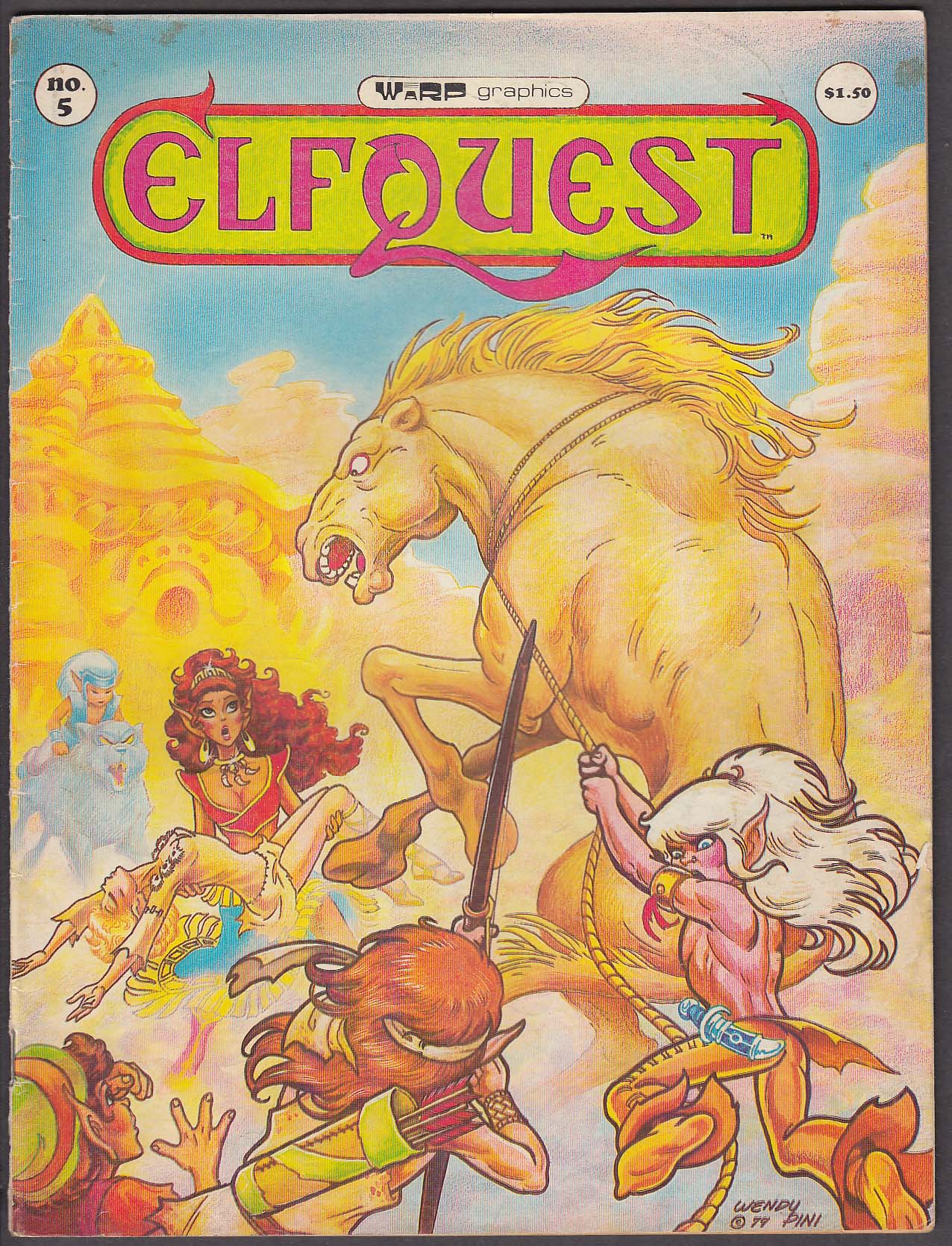 Image for ELFQUEST #5 Warp Graphics comic book 8 1979
